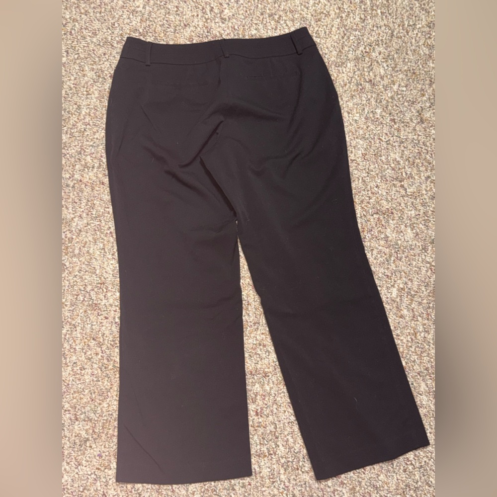 Apt. 9 Women's Classic Black Wide-Leg Pants, slacks, work attire size 16 - Picture 3 of 5